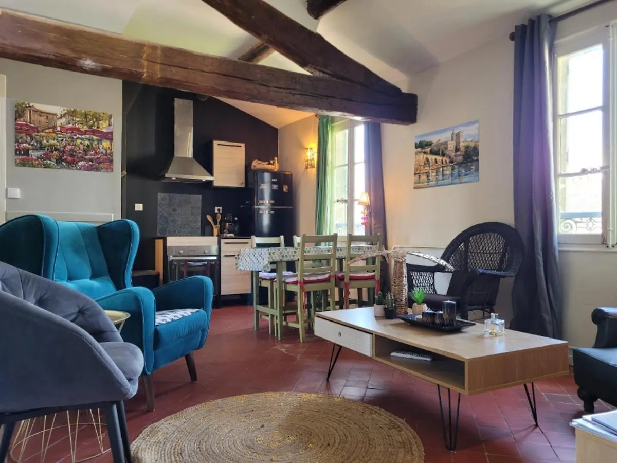Apartament Un Nid Sur Les Toits Face Au Palais Des Papes Awinion