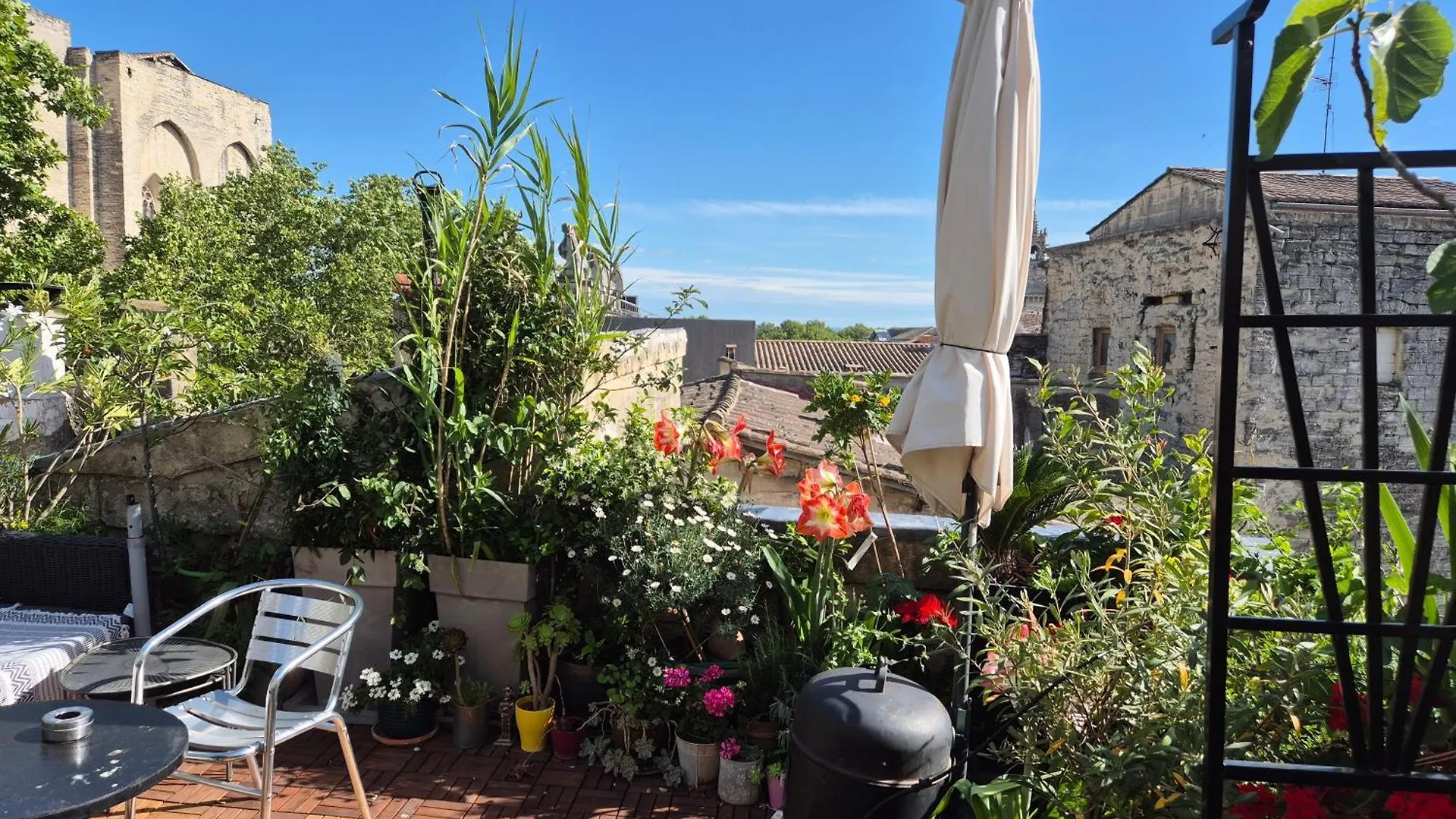 Apartament Un Nid Sur Les Toits Face Au Palais Des Papes Awinion